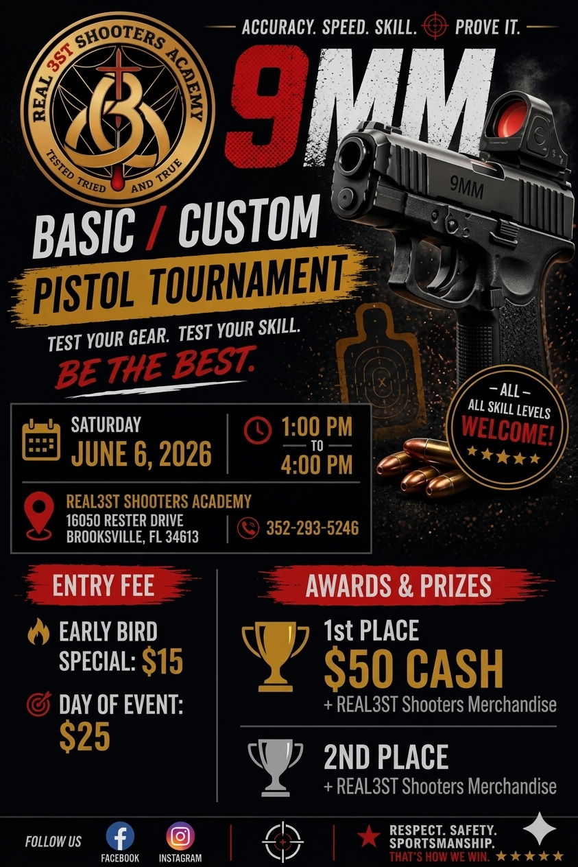 🎯 Lock and Load! The 9MM Pistol Tournament is HERE! 🎯